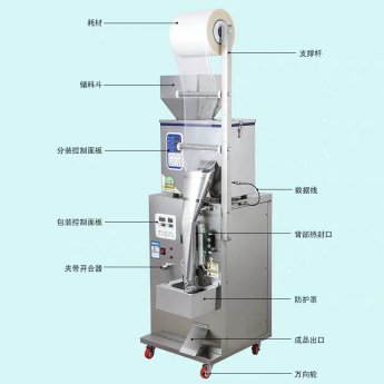 <b>油炸食品顆粒智能自動包裝機</b>